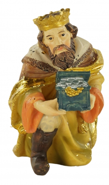 Preview: Detaillierte Krippenfiguren Heilige drei Könige 3-tlg., ca. 10 cm, K 001-02